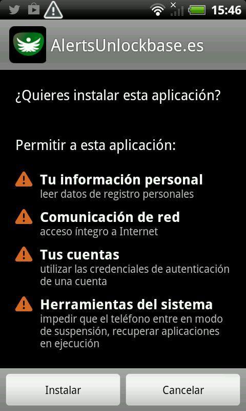 Unlockbase.es  Quick alerts