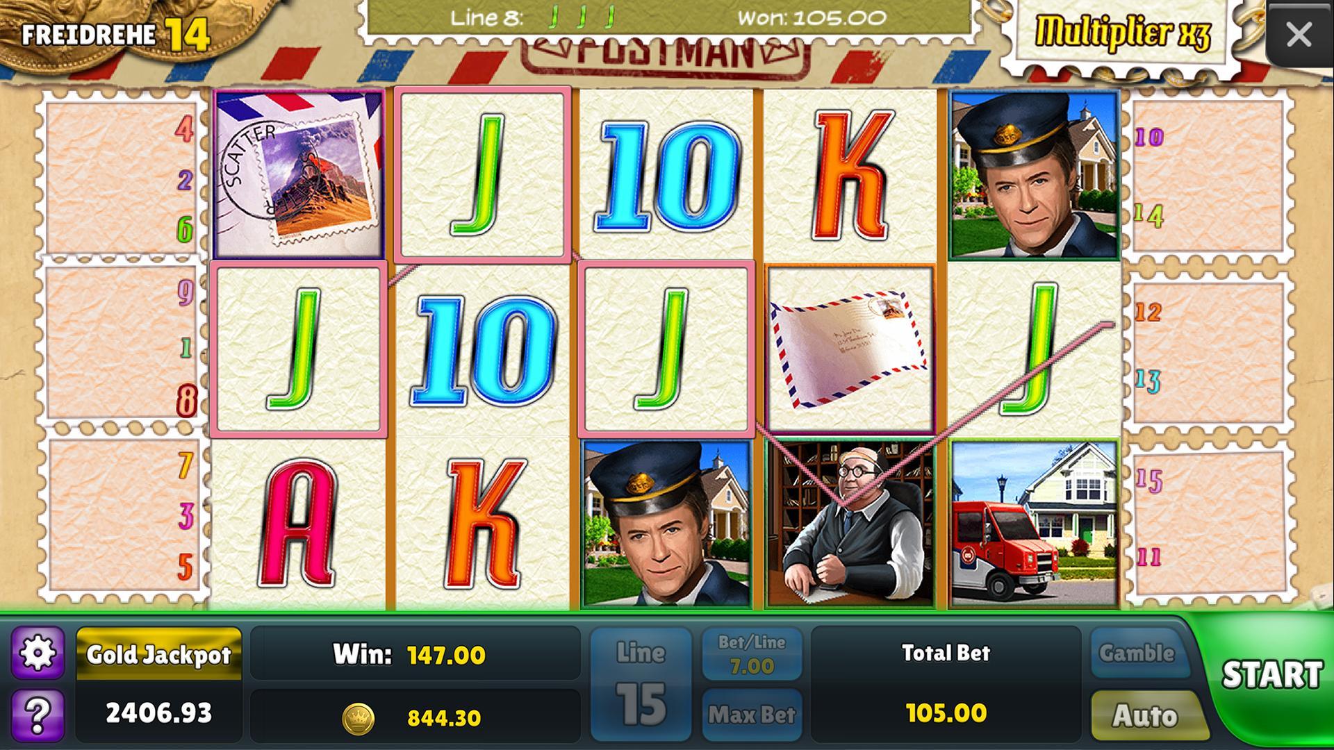 Postman Slots: Free Slot Games