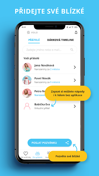 Volo wishlist - Gift registry