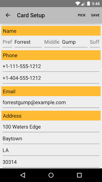 Biz-Card : Business Card App