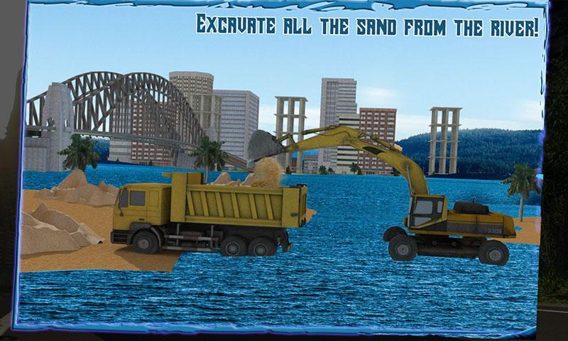 Transport Truck 3D: River Sand