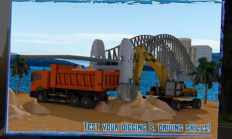 Transport Truck 3D: River Sand