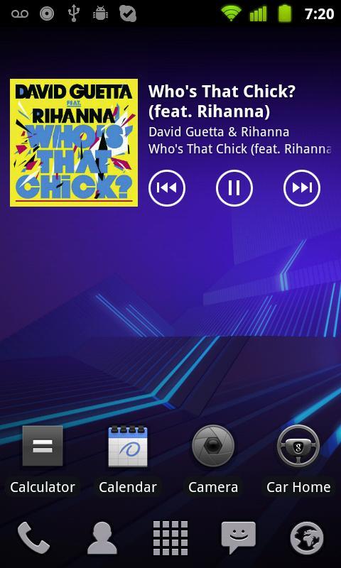 Clear Widgets UberMusic Skin