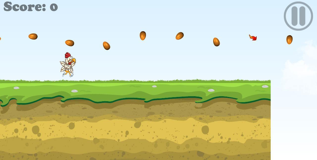 chicken run and jump