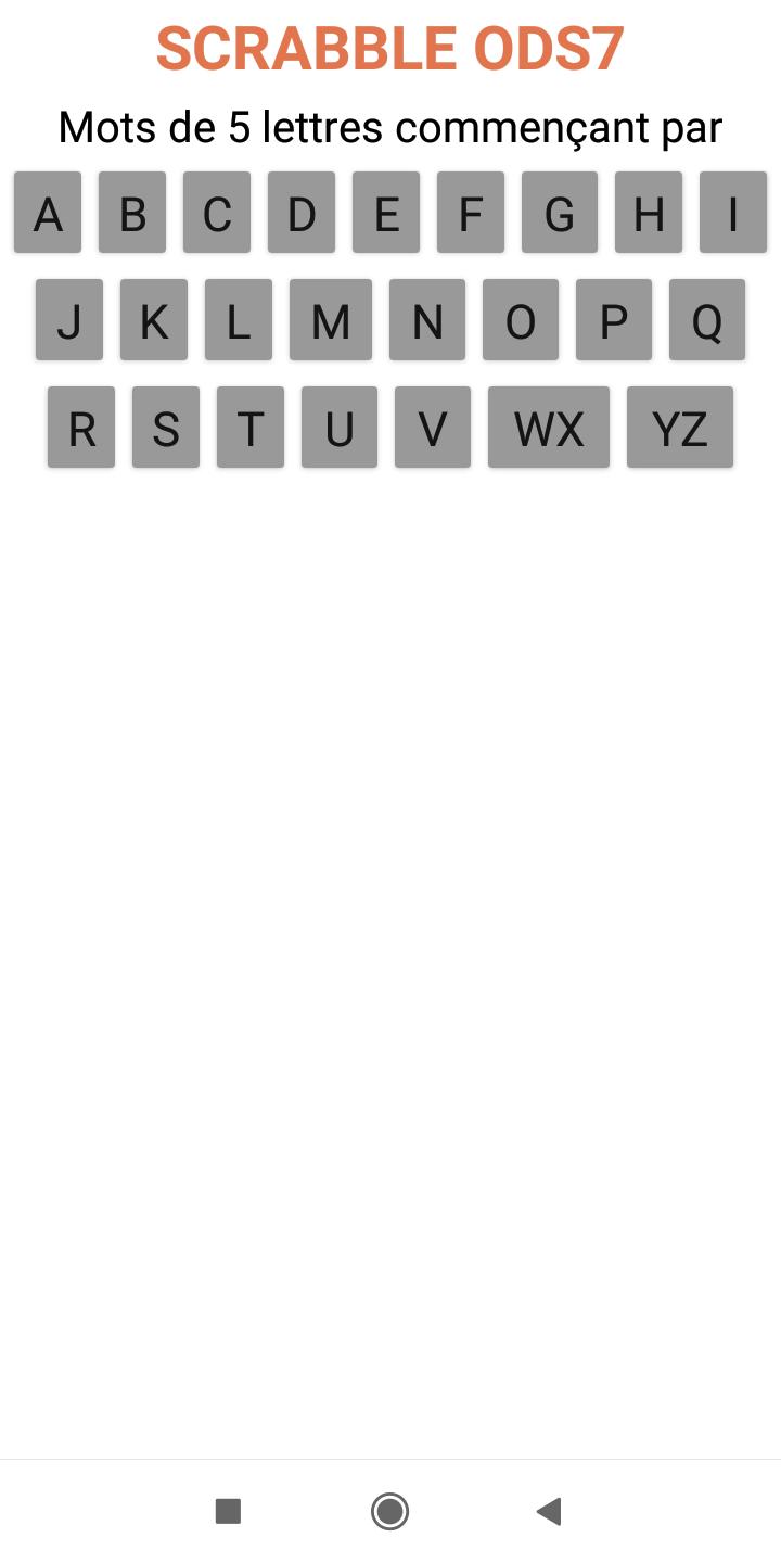 Mots scrabble de 5 lettres