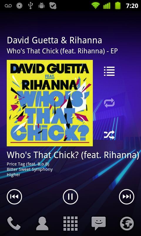 Clear Widgets UberMusic Skin