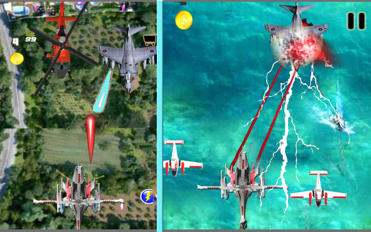 Helicopter Air Gunship Battle