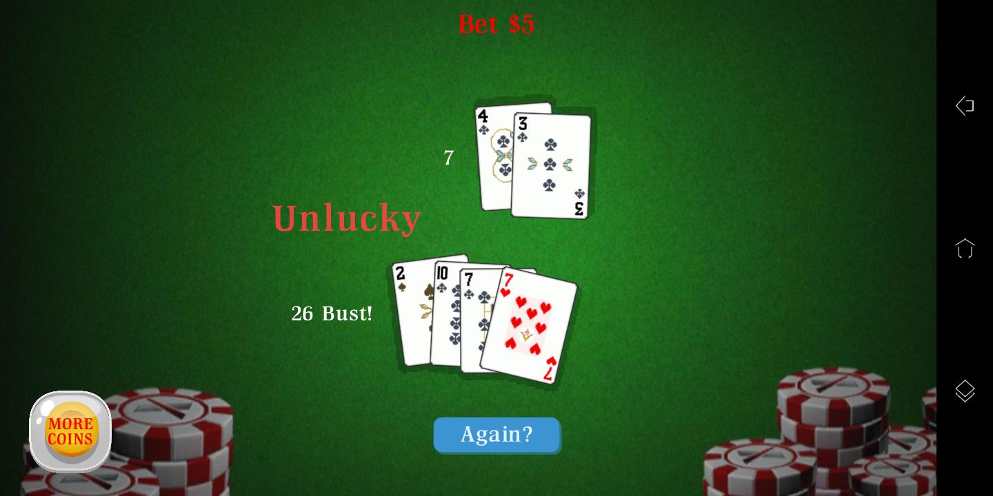 Blackjack 21 - card game