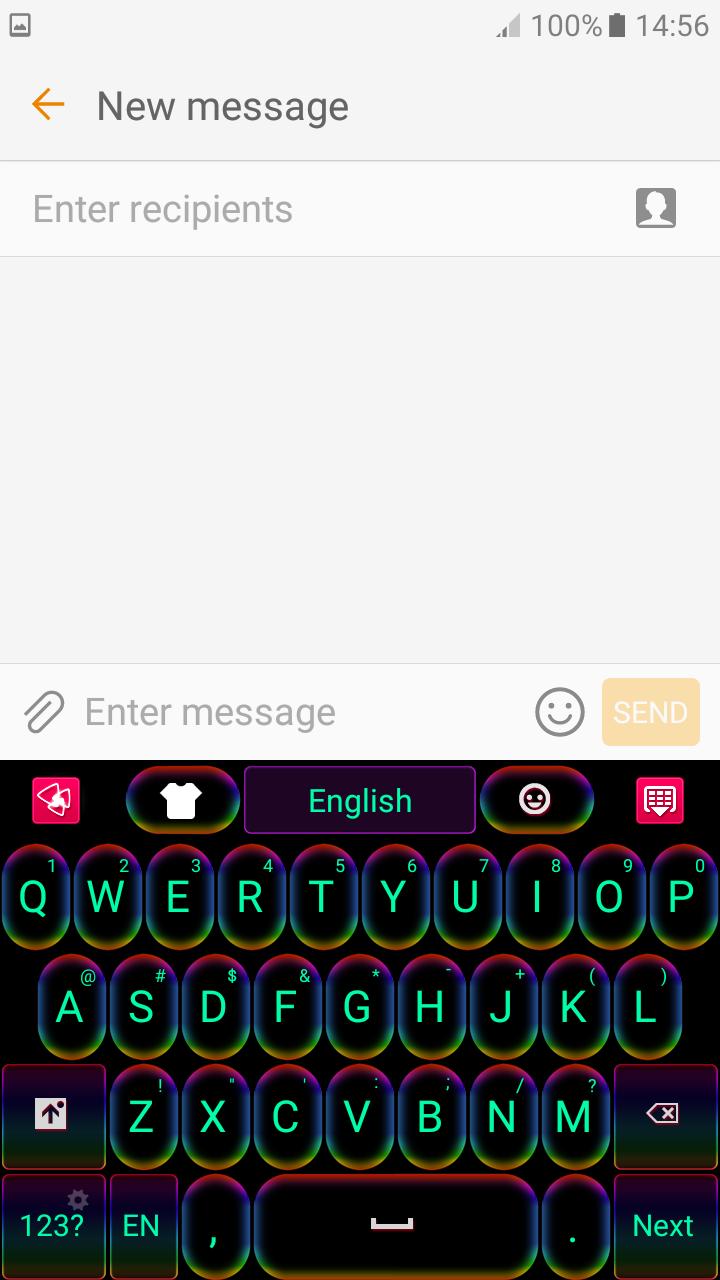 Neon Colors Keyboard
