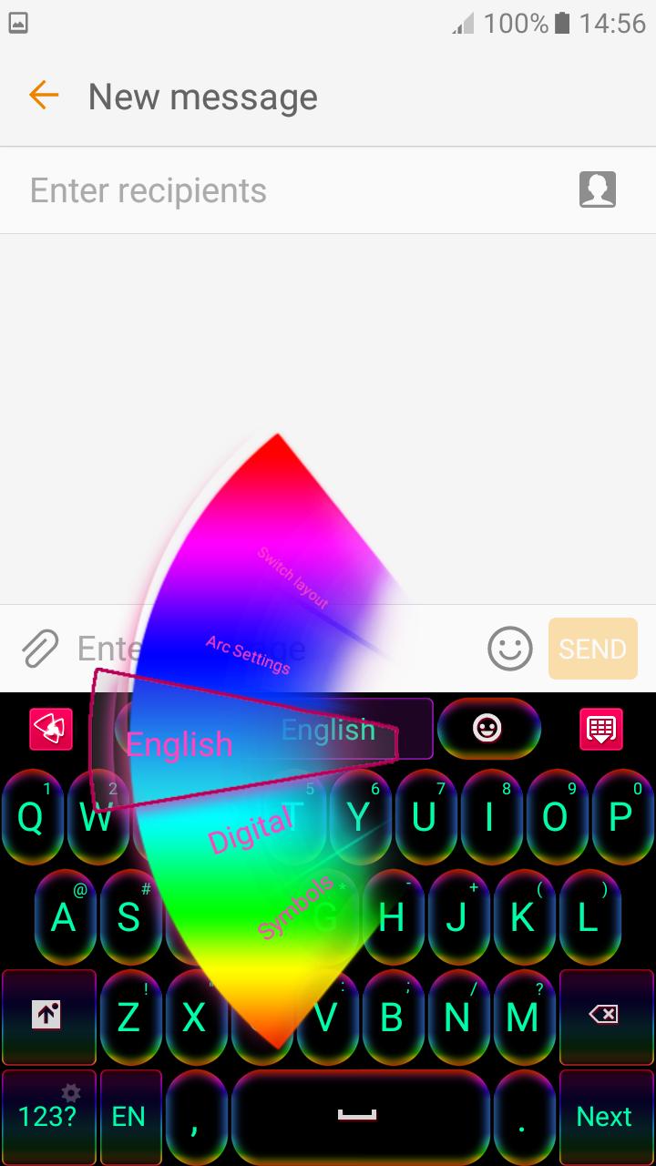 Neon Colors Keyboard