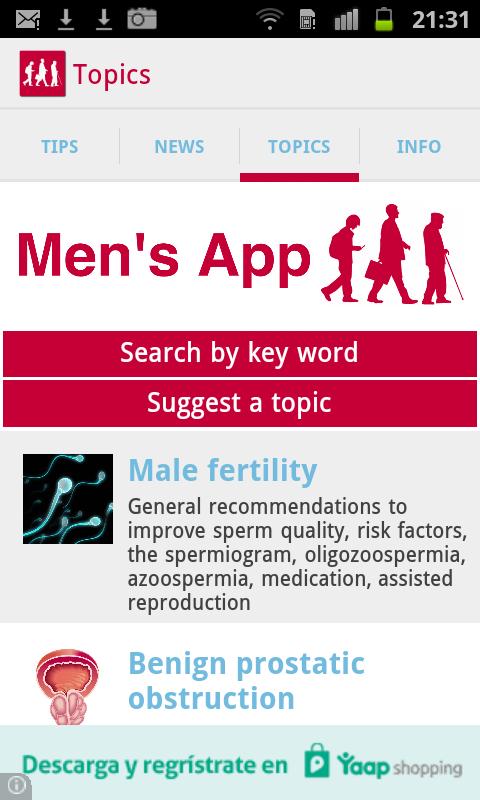 Men's App