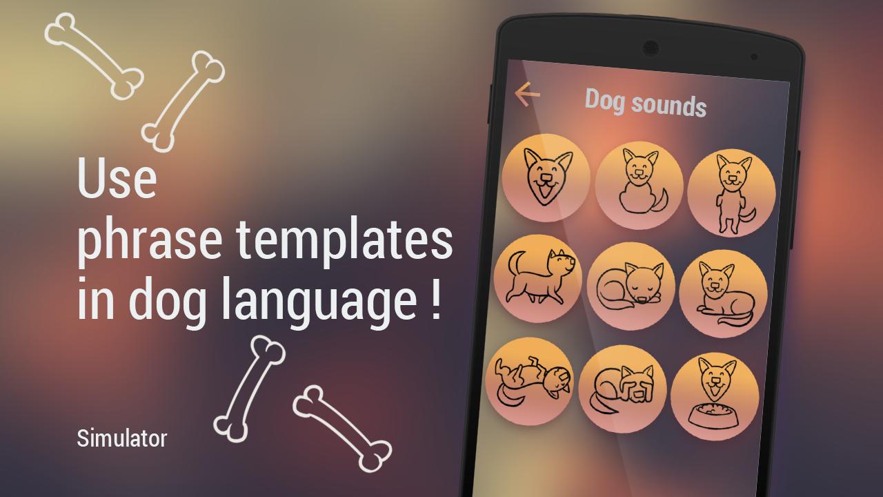 Translator for dogs Simulator