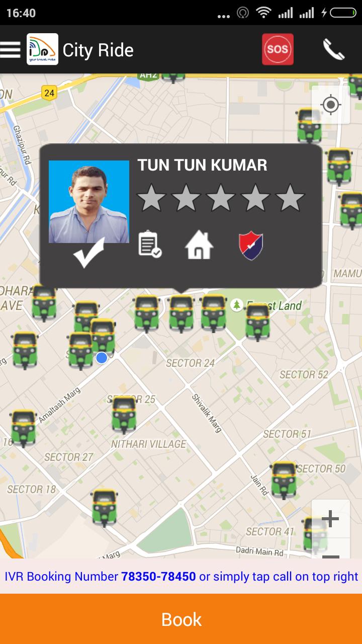 City Ride - Book Auto Rickshaw