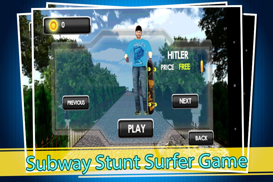 Subway Stunt Surfer Game