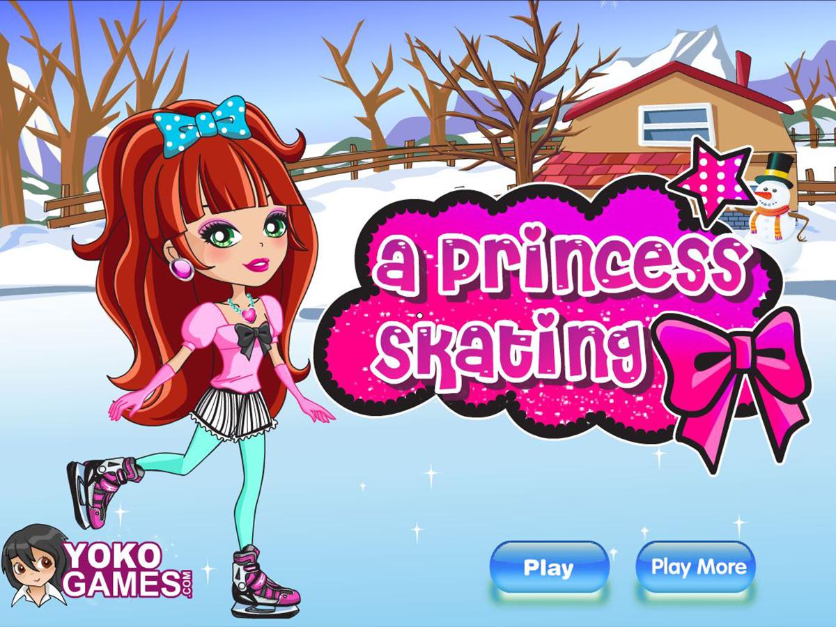 Dressup A Princess Skating