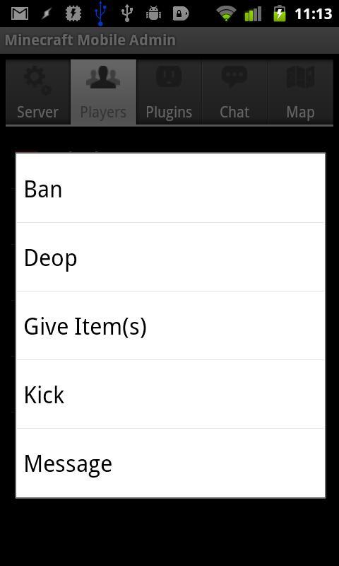 Mobile Admin for Minecraft (F)