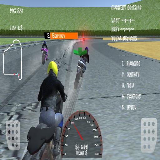 3D Motorcycle Driver Racing