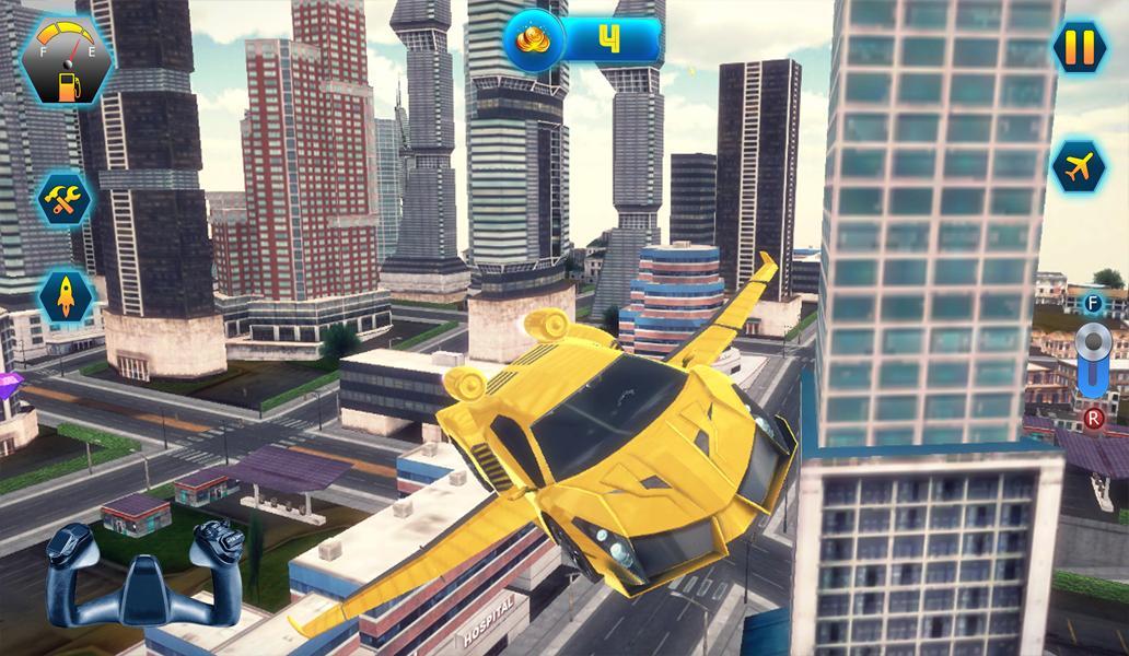 Sports Flying Car 3d Games