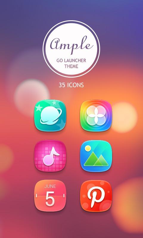 Ample GO Launcher Theme