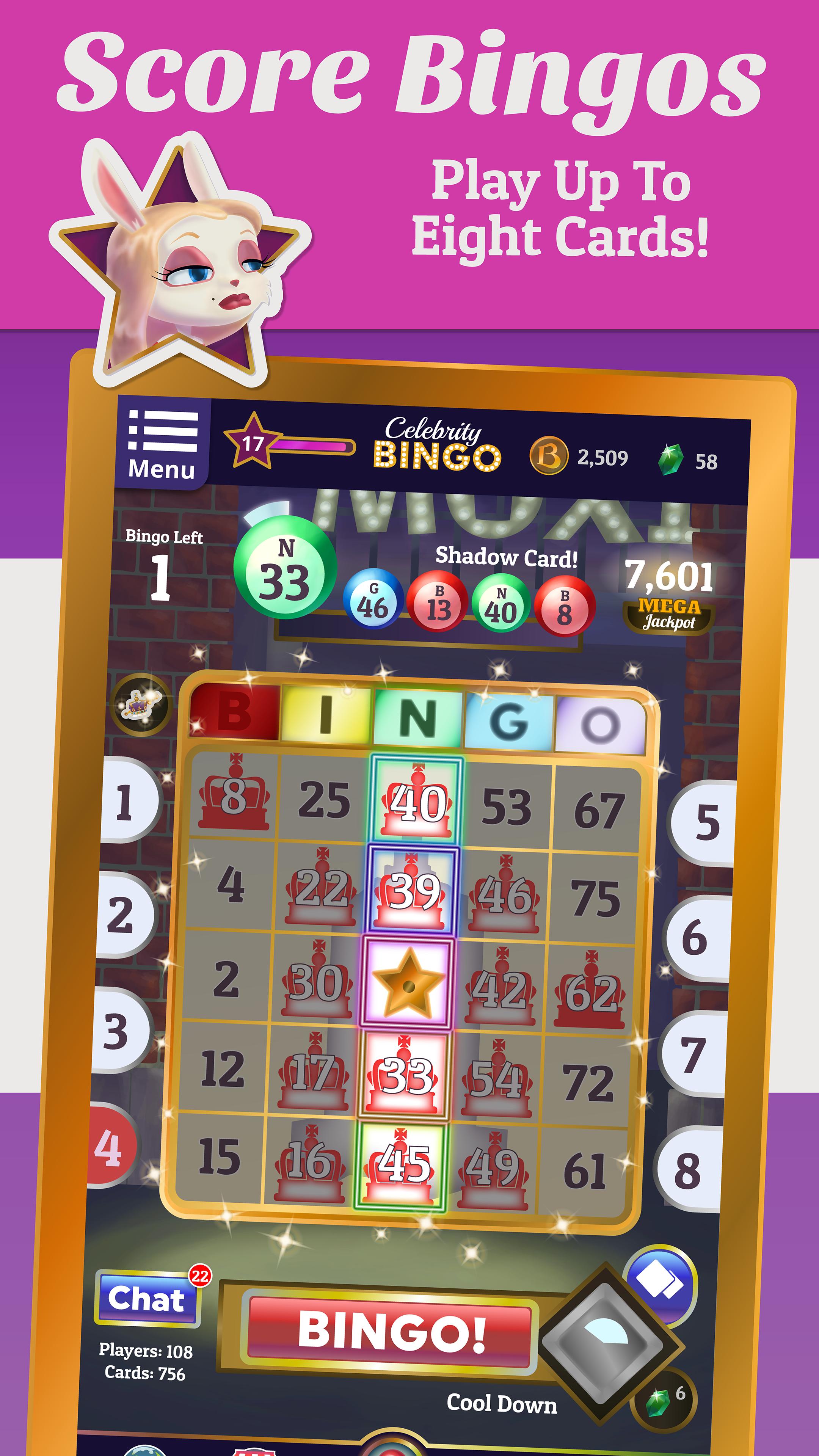 Celebrity Bingo - Offline Bingo Adventure