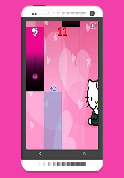 Pink Hello Kitty Piano Tiles