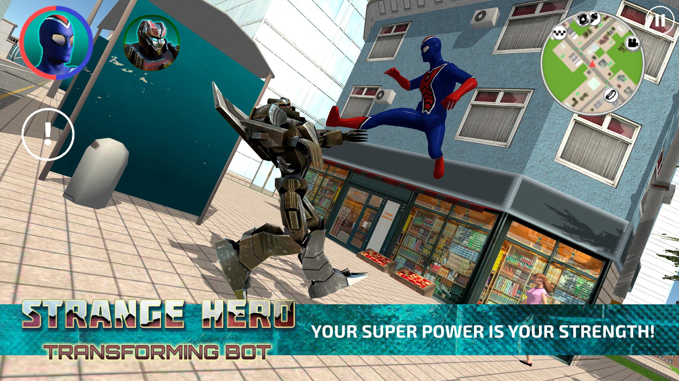 Strange Hero: Transforming Bot