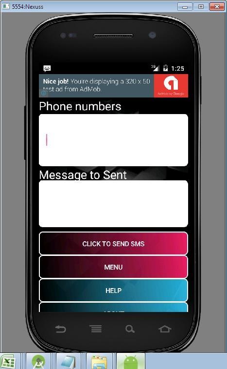 Send Bulk SMS using Text files