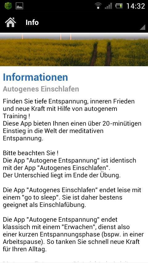 Autogenes Einschlafen