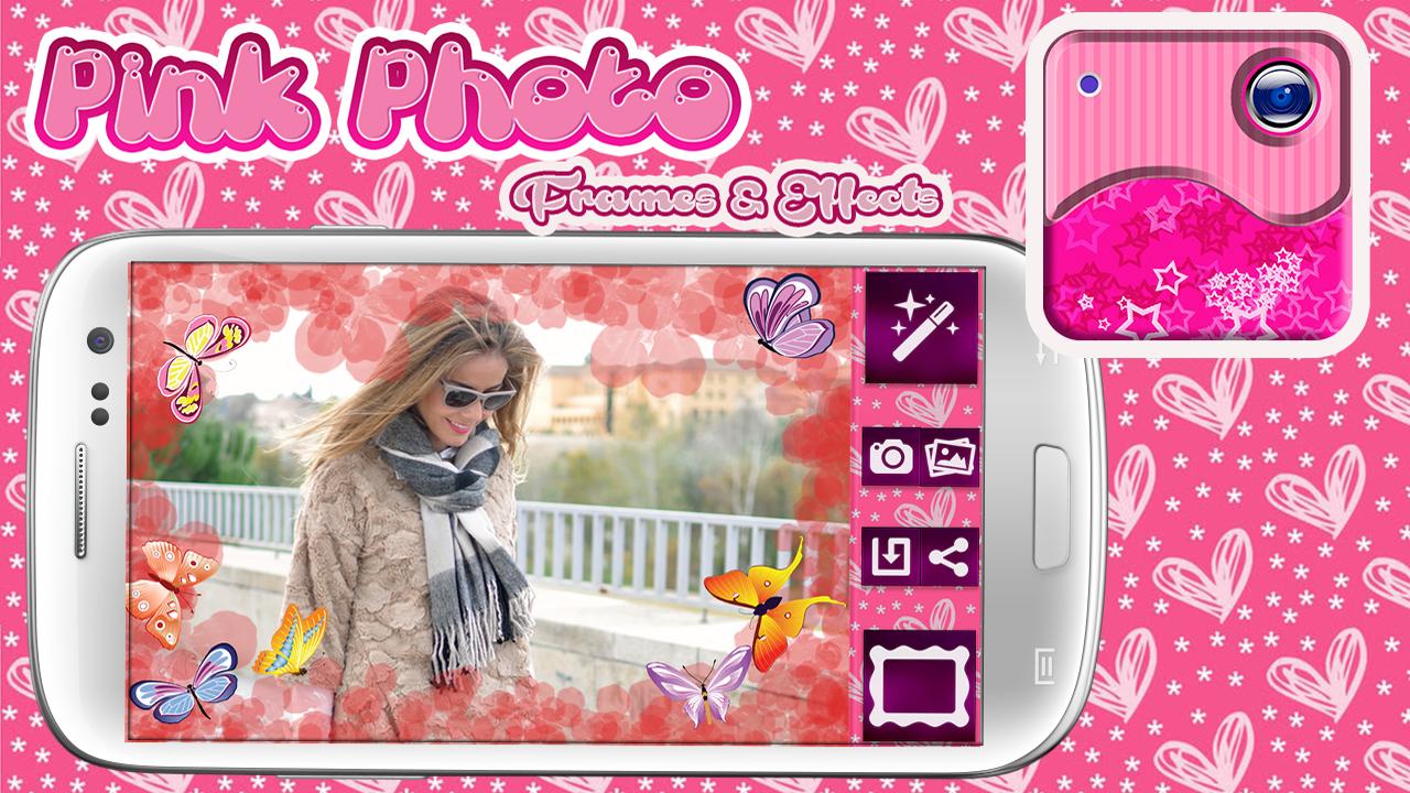 Pink Photo Frames & Effects