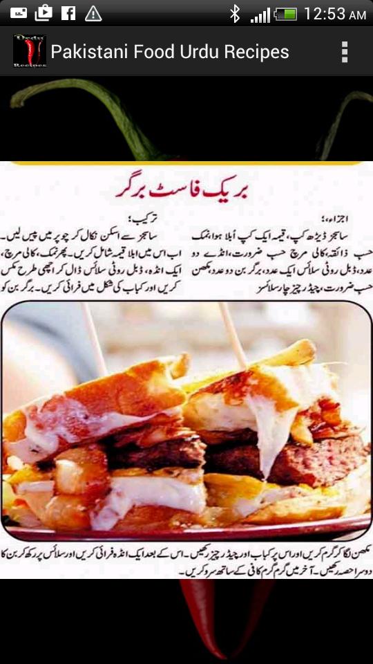 Pakistani Food Recipes in Urdu