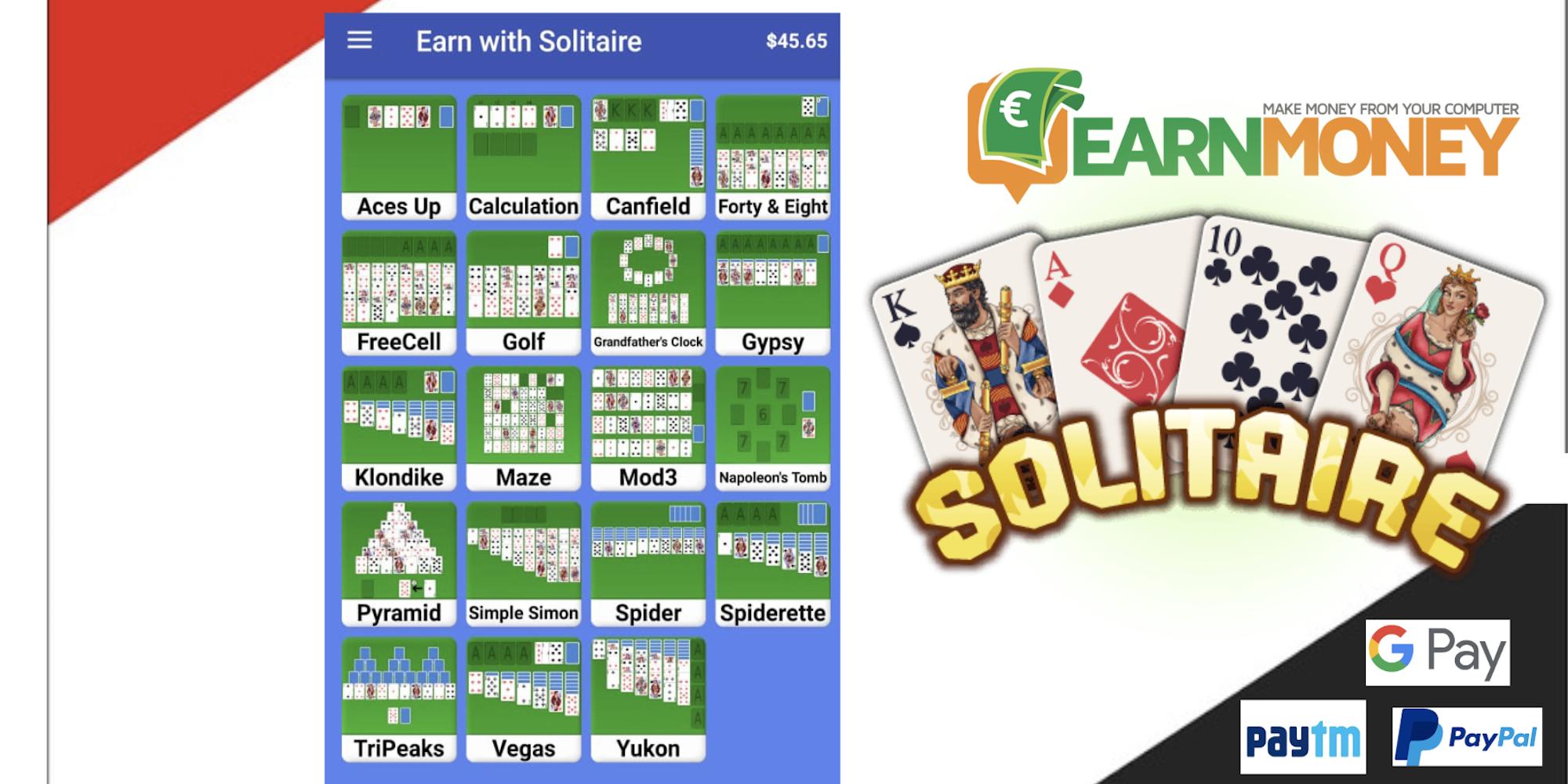 Play Solitaire and Earn (Unreleased)