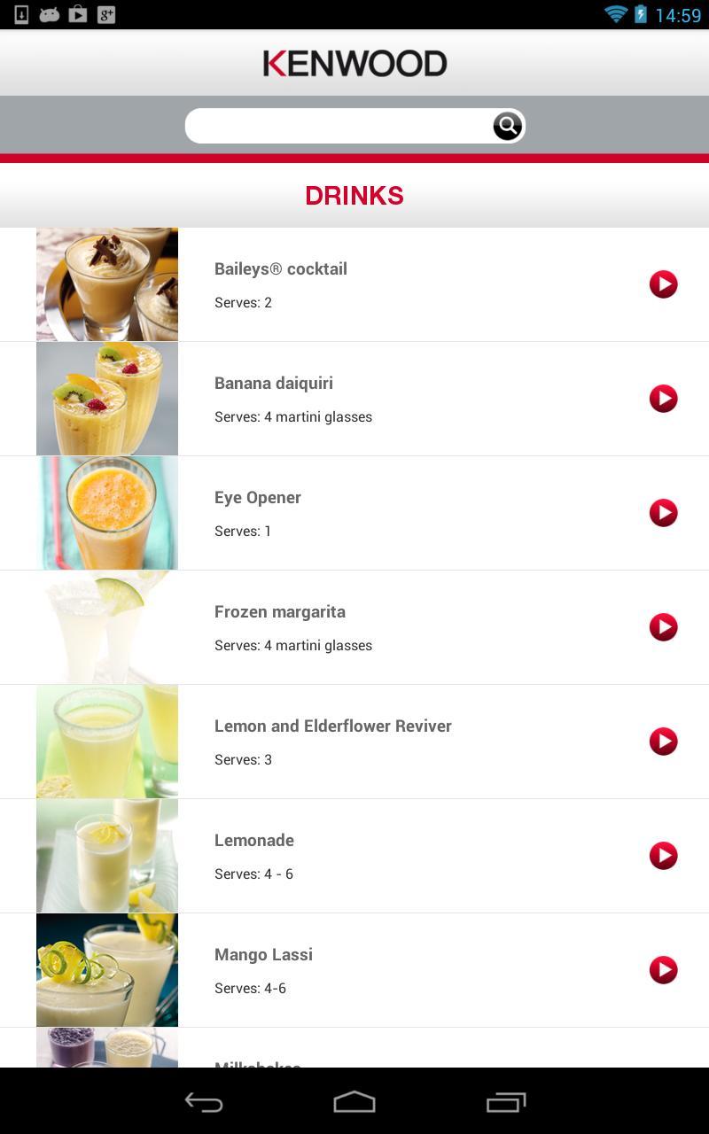 Kenwood Kitchen Recipe App