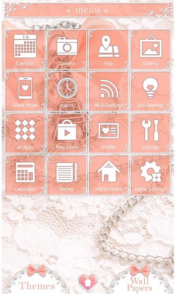 Cute Theme-Girly Eiffel Tower-