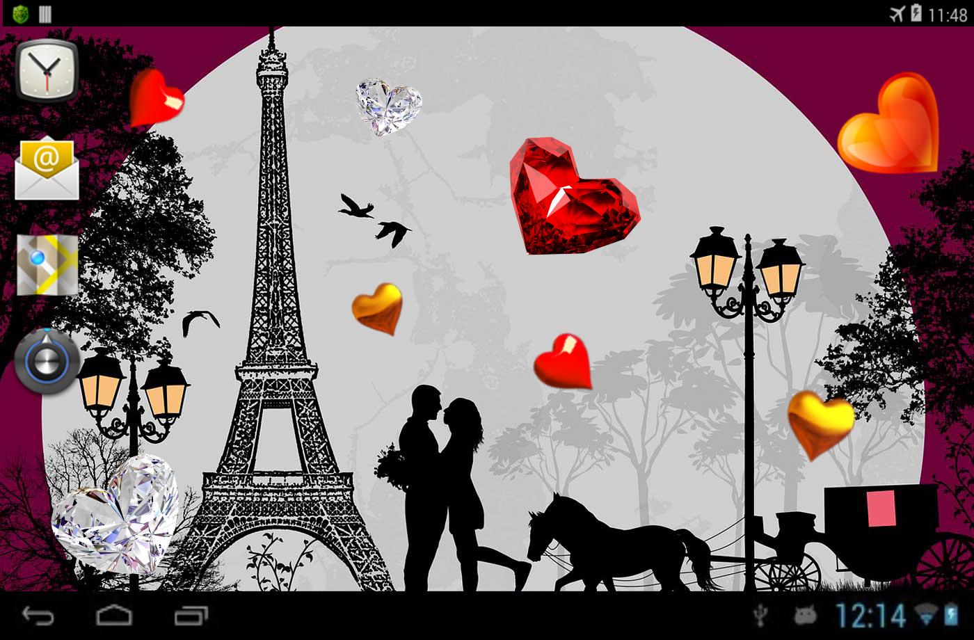 Valentine Paris live wallpaper