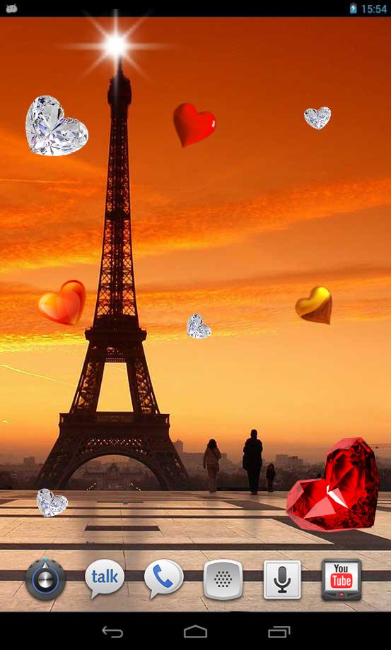 Valentine Paris live wallpaper