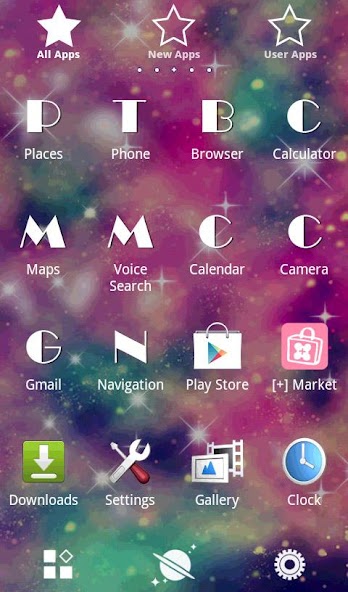 Galaxy Theme Pink Universe