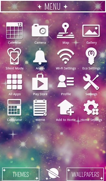 Galaxy Theme Pink Universe