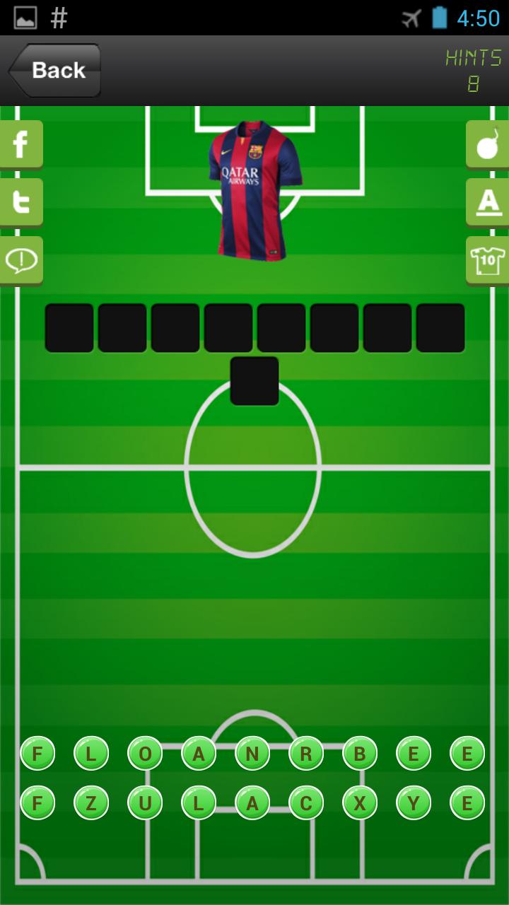 Soccer Clubs Shirts  Quiz