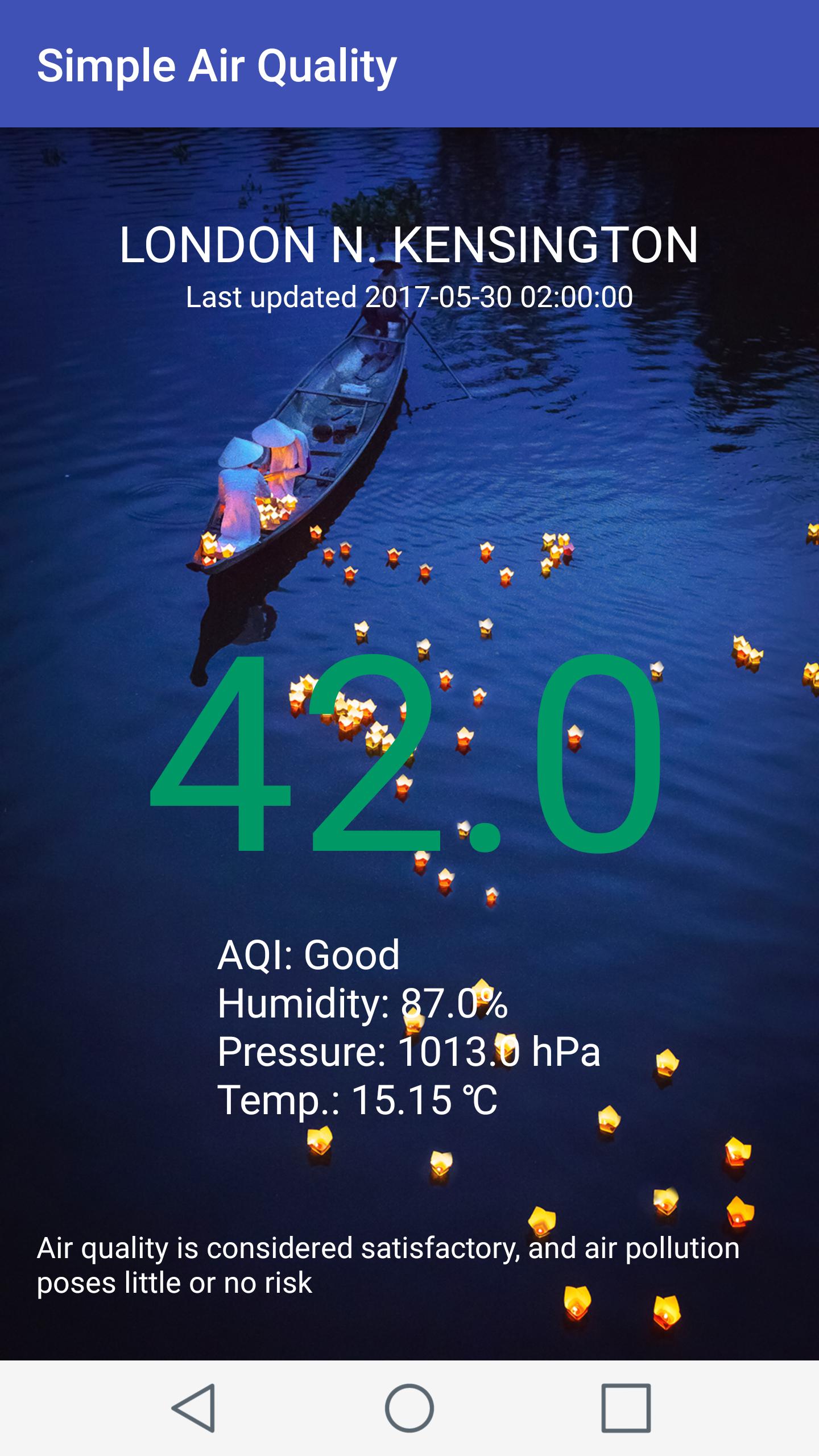 Simple Air Quality (AQI)