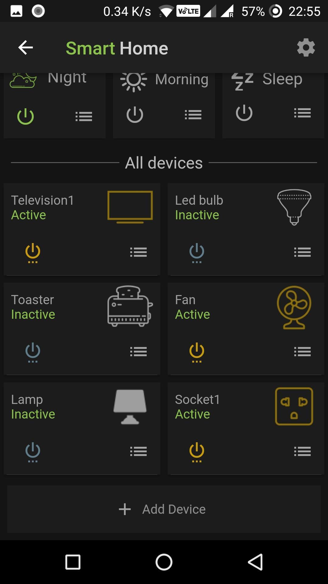 Flutter - Smart Home