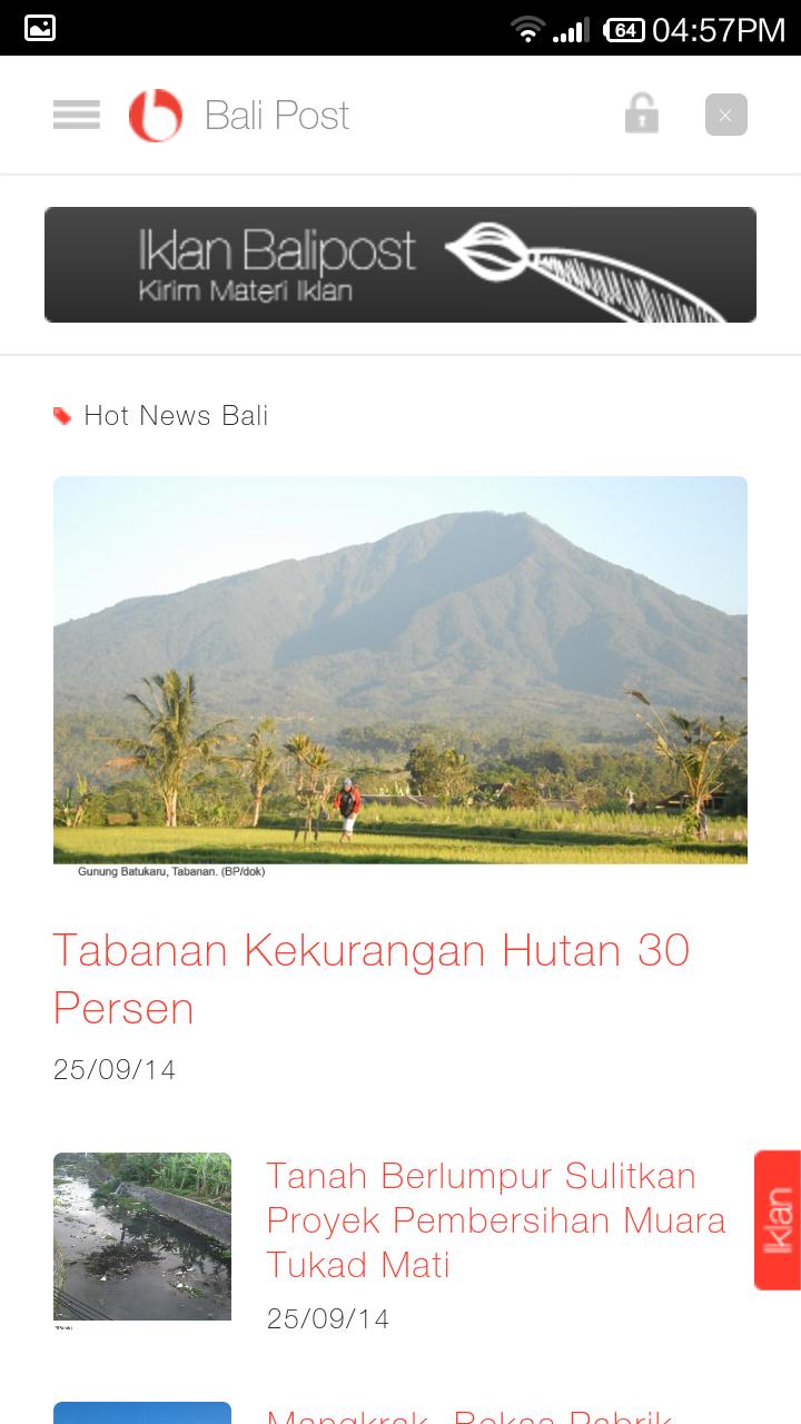 Bali Post on Gadget