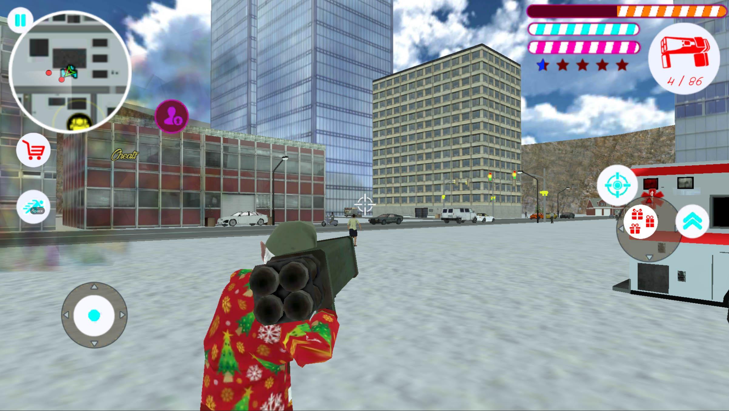 Santa Claus Rope Hero Crime Simulator: Crime Games