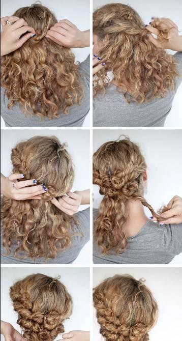 Woman Curly Hair-styling Models