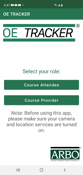 OE TRACKER CE Attendance App