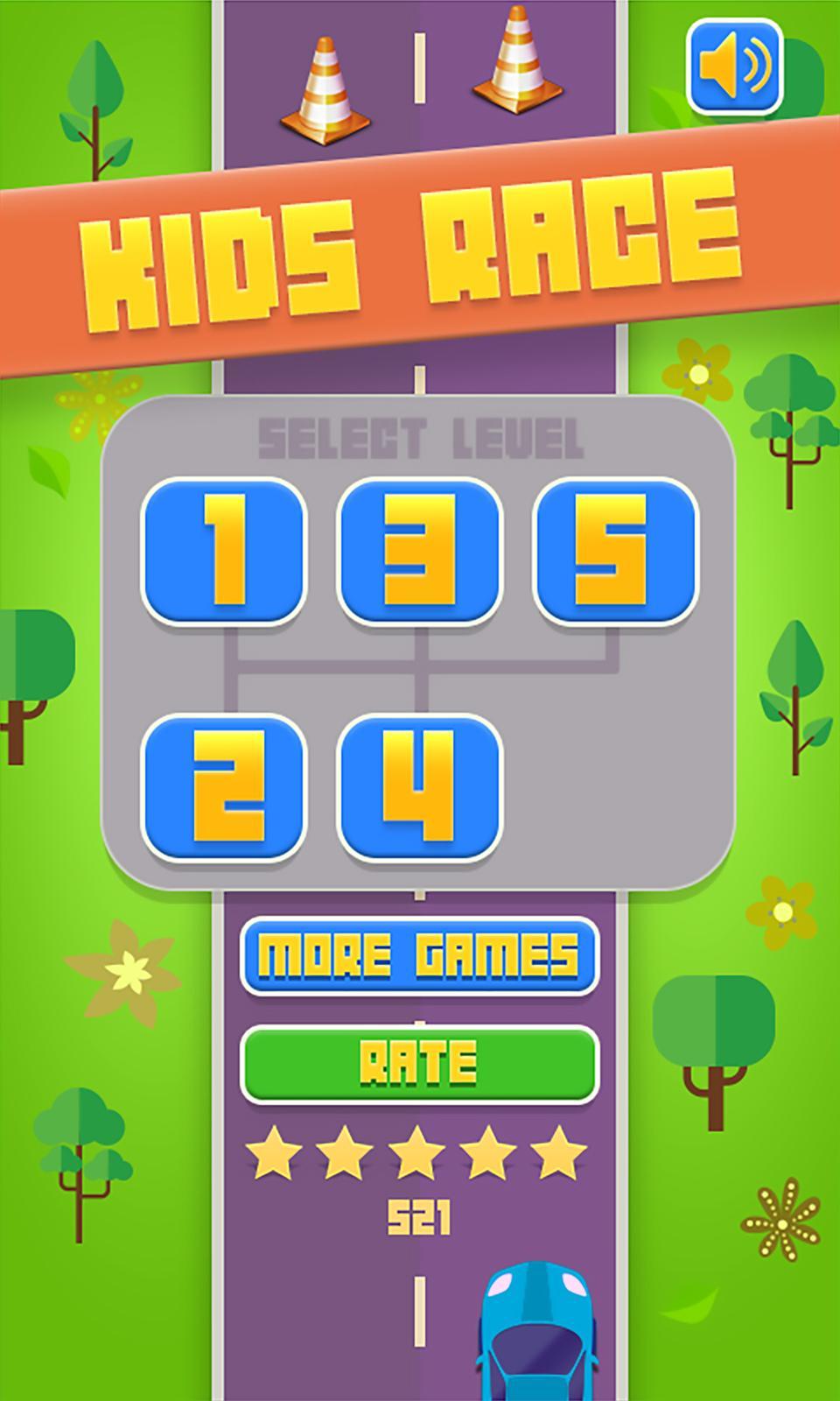 Kids Race - Endless Car Racing