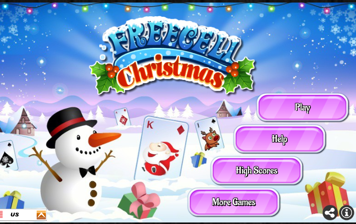 Freecell Christmas Game