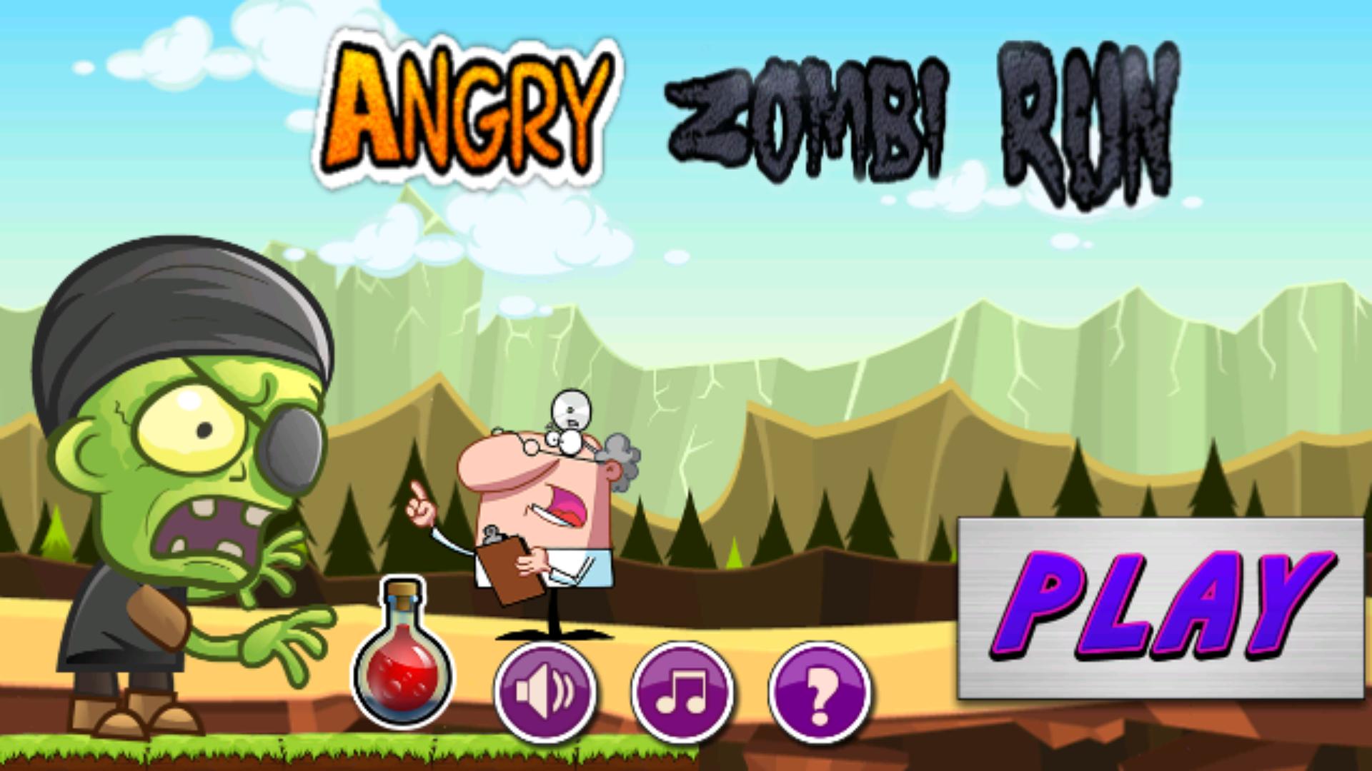 Angry Zombie Run 1