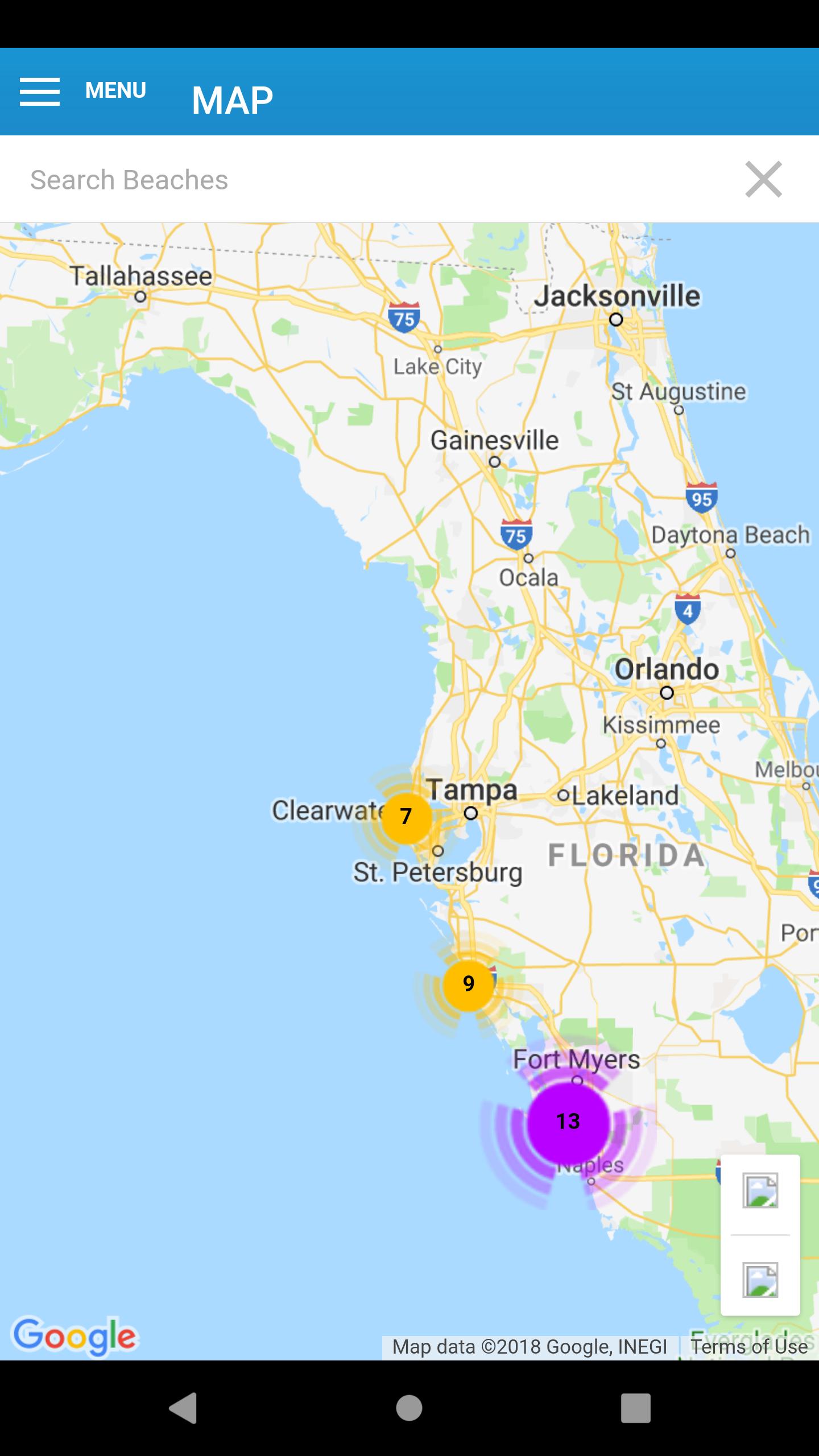 Mote Beach Conditions Reporting System BCRS