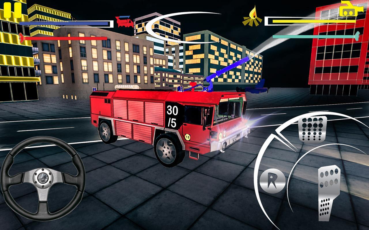 Firefighter-Fire Brigade Truck