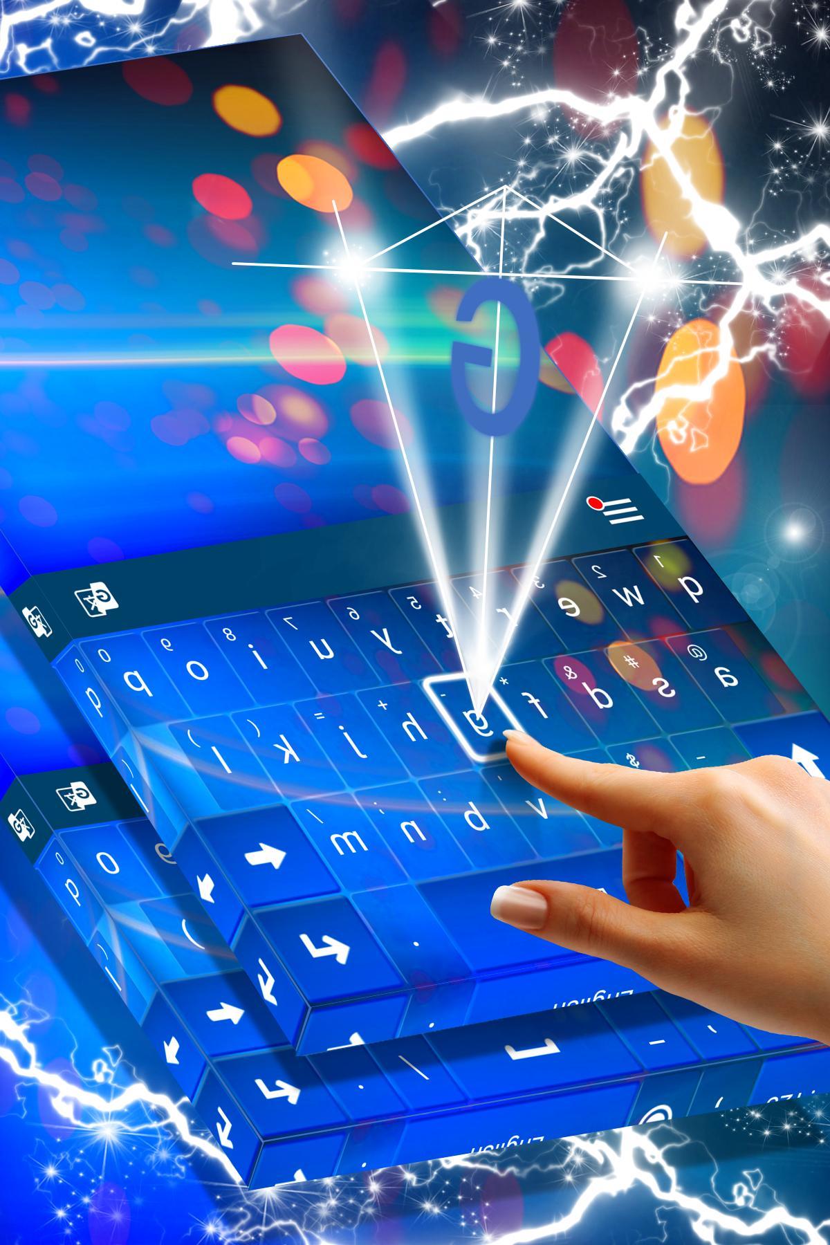 Light Blue Keyboard Theme